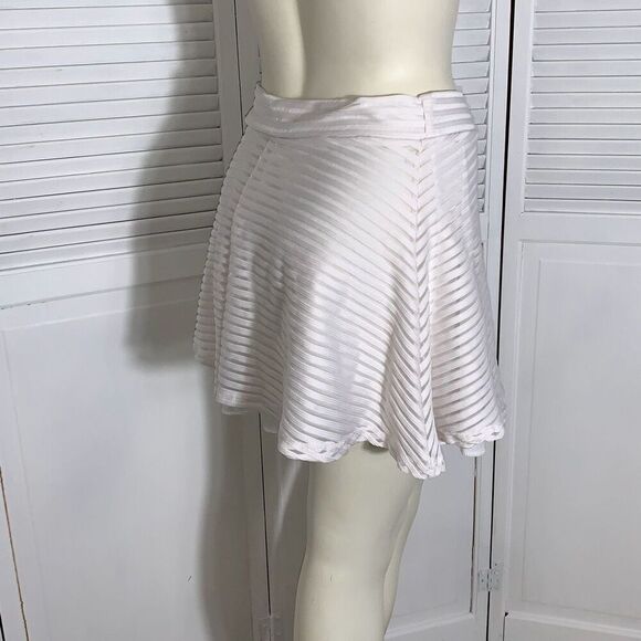 Vintage White Sheer Layered Mini Tennis Skirt Size XL - Picture 7 of 13